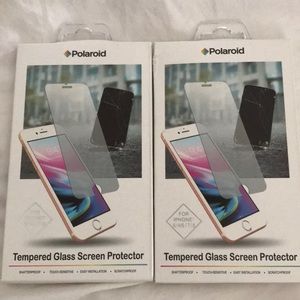 2 New Polaroid Tempered Glass